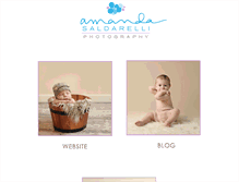 Tablet Screenshot of amandasaldarelliphotography.com